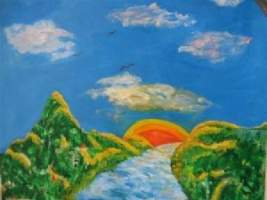 "Landscape with Sunrise"