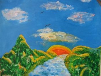 "Landscape with Sunrise"