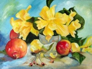 "Still Life With Hibiscus"