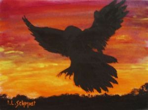 "Bird of Prey Roosting"