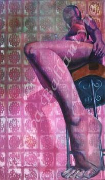 "Seated Nude"
