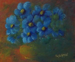 "Blue Daisies 1"
