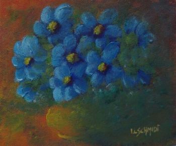 "Blue Daisies 1"