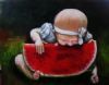 "Baby with Watermelon"