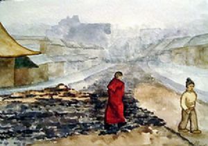 "In Sikkim - a Monk in the Mist"