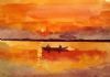 "Sunset on the Ganges, Varanasi"