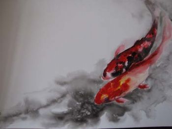 "Monotone Koi Fish No. 1"