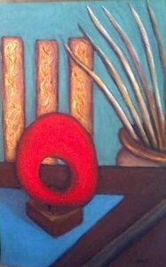 "Decorating piece - Red - 1"