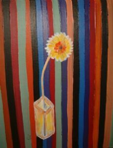 "Stripes Sunflower"