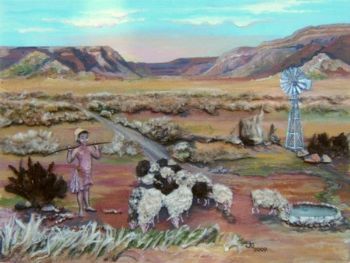 "Shepherd and his flock"