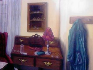 "Wouter's old antique desk"