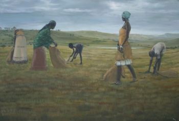 "Women Harvesting"