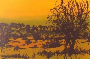 "Tree in River Bed"