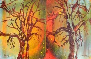 "Trees One Diptych"