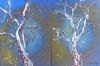 "Trees Five Diptych"