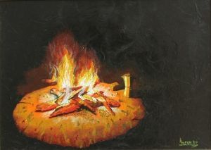 "Campfire - Limited print"