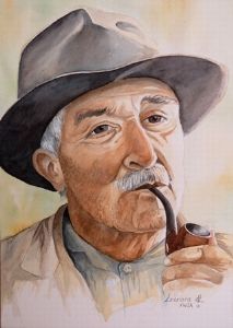 "Gramps and His Pipe"