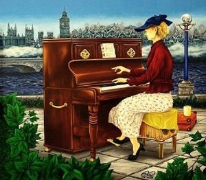 "Piano Lady of the Thames 2006-2009"