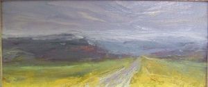 "Rainy Day on a Dirt Road"
