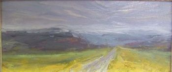 "Rainy Day on a Dirt Road"