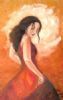 "Dancing Lady in Red Dress"