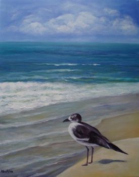 "Lone Seabird"