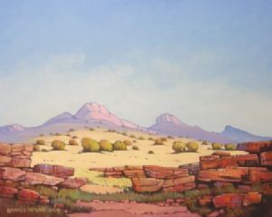 "Sun-drenched Veld & Rocky Hills, Great Karroo"