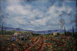 "Karoo with Donkey Cart"