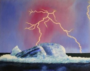 "Lightning over Iceberg"