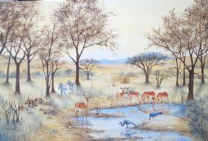 "Tranquil Waterhole"