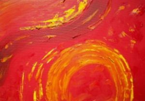 "Orange Swirl"