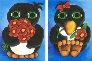 "Pikkewyntjies (set of 2)"