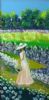 "Lady in Field of Flowers"