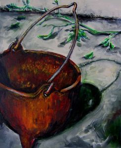 "rusty pot"