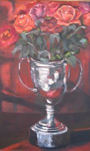 "Roses in Silver Trophy"
