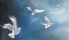 "Seagulls in Flight"