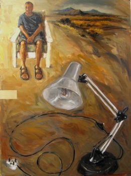 "Man With Kompasberg and Lamp"
