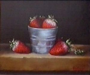 "Strawberries in a Bucket"