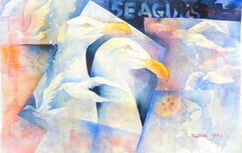 "Seagulls and Pansies"