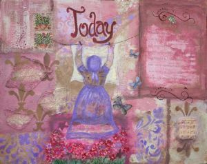 "Purple wash lady"
