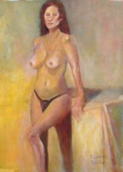 "Nude and G-string"