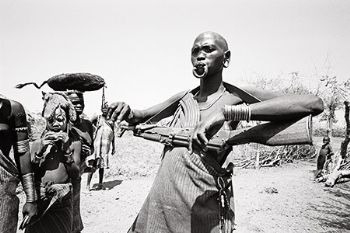 "Mursi Woman, Ethiopia"
