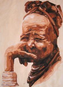 "Old Himba Woman"