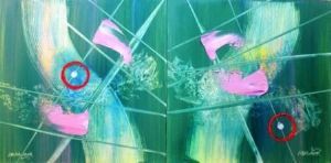 "Tender Strings Diptych"