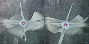 "Mars Rose Diptych"