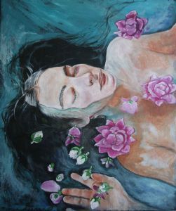 "Drifting Lotus Flower"