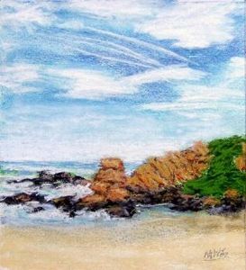 "Sketch for Rocks at Leisure Bay"