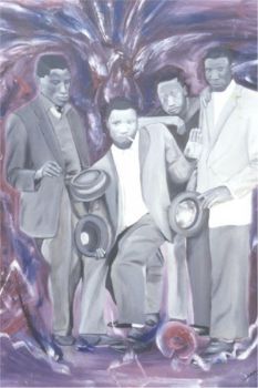 "Jazzing Around A1 Stretched Print"