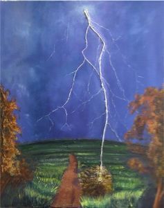 "Flash of Inspiration A1 Stretched P"