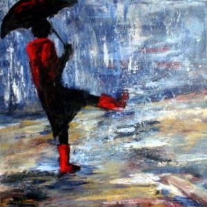 "I love the rain!"